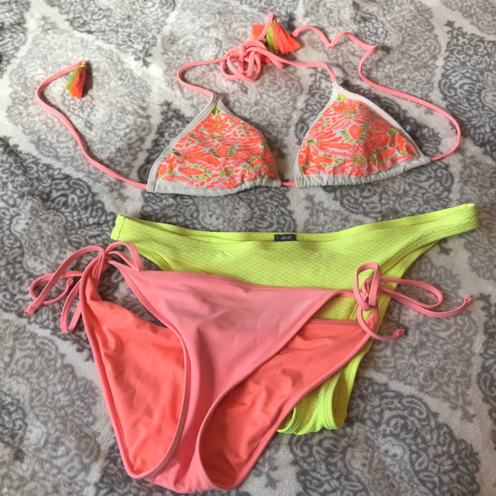 Aerie Highlighter Bikini w/ mix n’ match bottoms